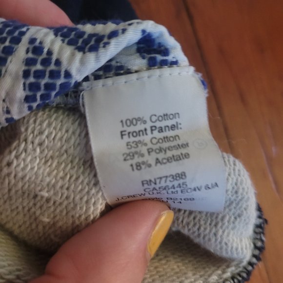 J. Crew Textured Sweater Grey Blue sz XS - Picture 9 of 9